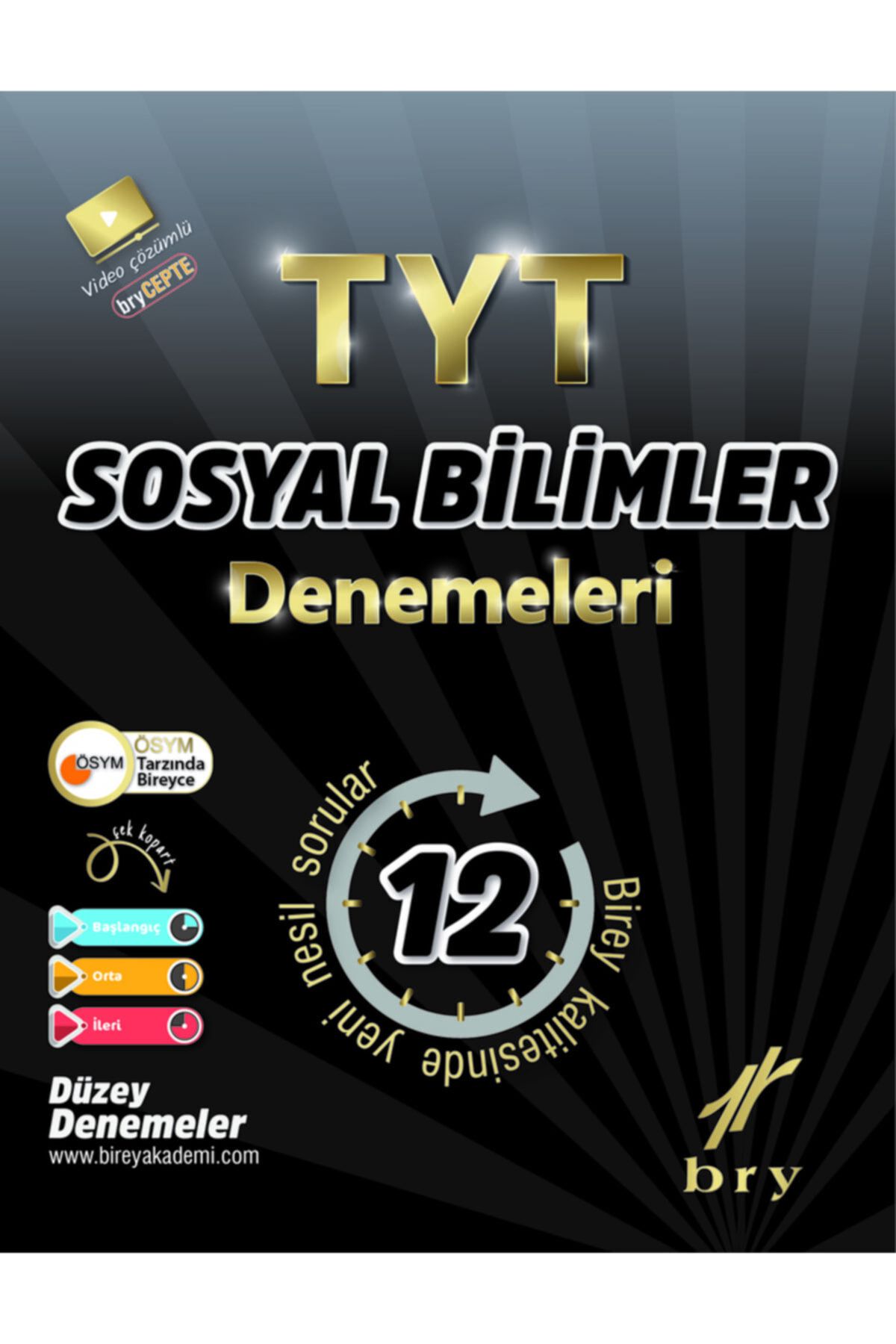 Birey Yayınları Bry - Yks - Tyt Branş Denemeleri - Sosyal Bilimler