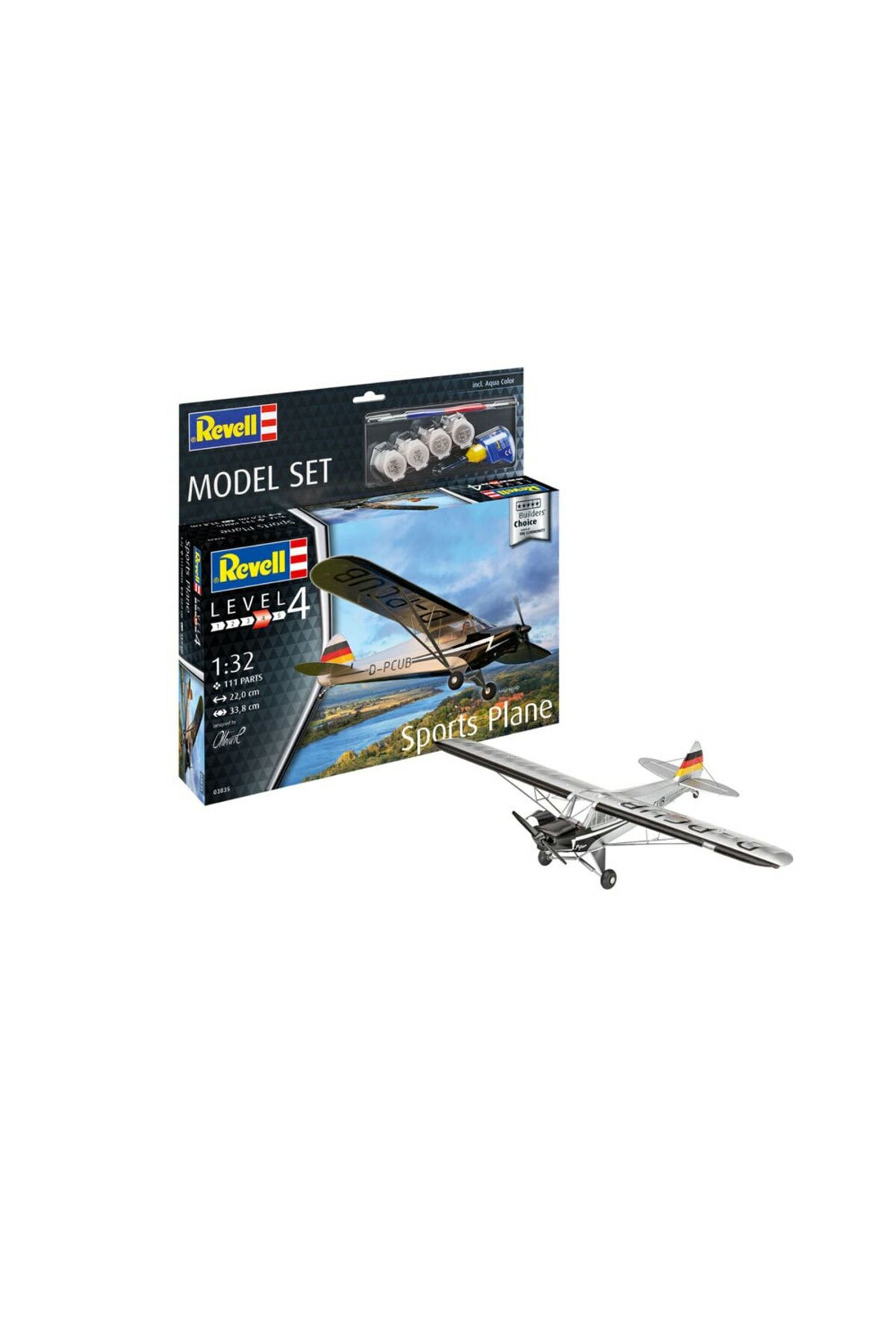 Model Set Uçak Sports Plane 63835