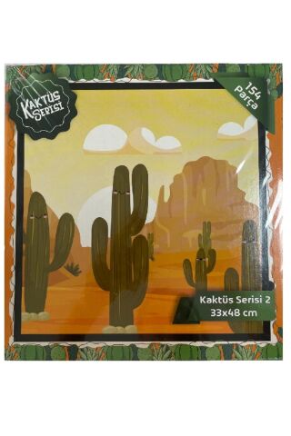 Kids 33x48cm Kaktüs Serisi 154 Parça Puzzle Lapk038