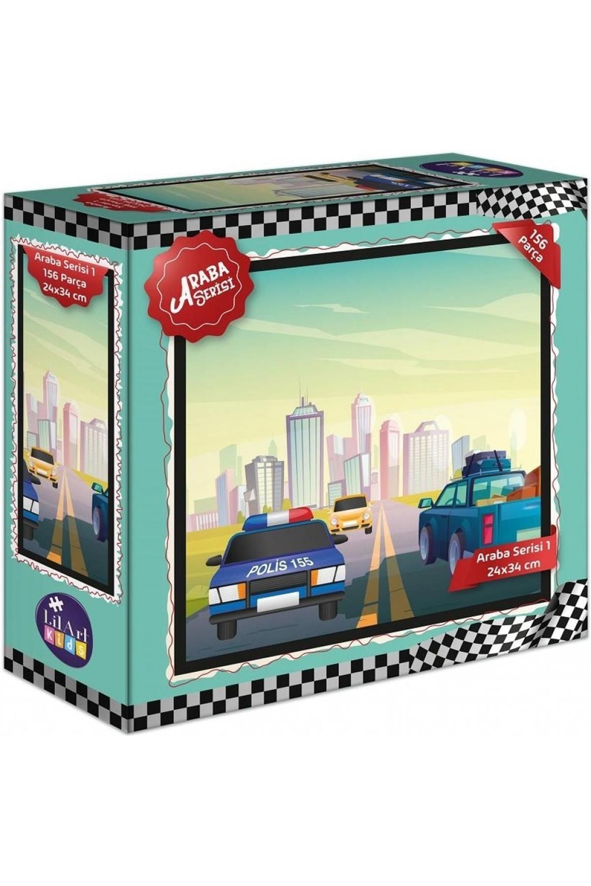 Lilart Araba Serisi 1 Puzzle - 154 Parça 33x48 Cm