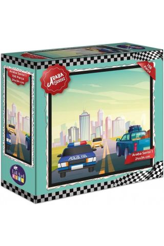 Lilart Araba Serisi 1 Puzzle - 154 Parça 33x48 Cm