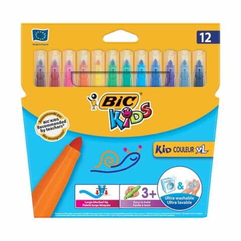 Bic Kid Couleur XL Keçeli Boya Kalemi 12''li Kutu