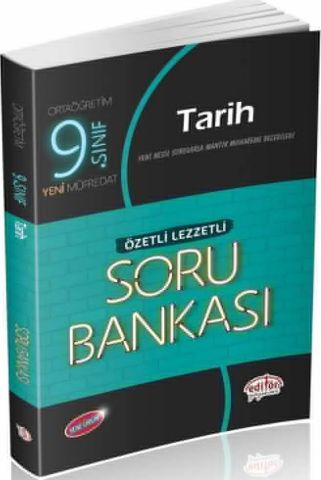 Editör Yayınları 9. Sınıf Tarih Özetli Lezzetli Soru Bankası