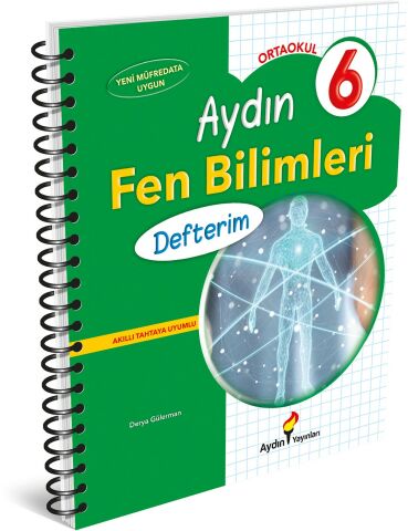 Aydın Yayınları 6. Sınıf Aydın Fen Bilimleri Defterim