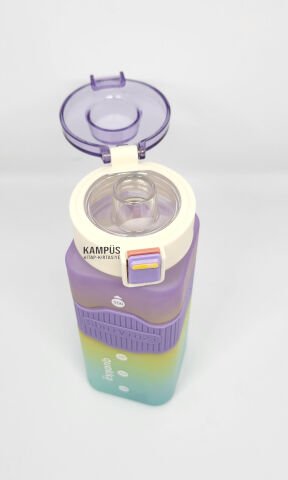 Taros Quokka Mor-Yeşil 550ML Çift Başlık Matara