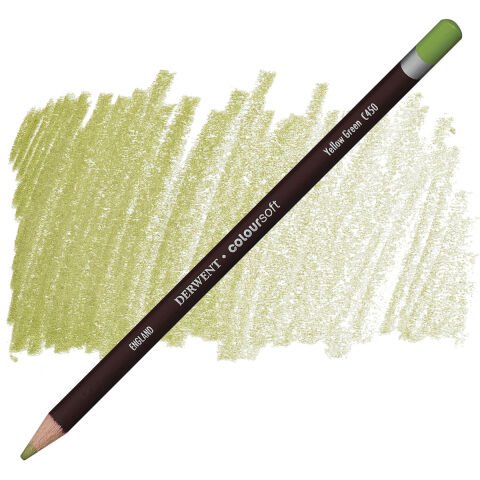 Derwent Coloursoft Yellow Green C450