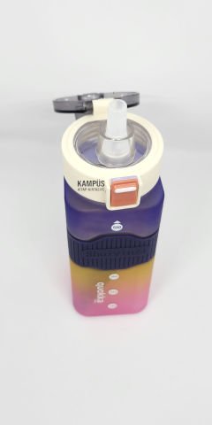 Taros Quokka Mor-Pembe 550ML Çift Başlık Matara