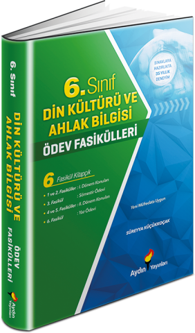 Aydın Yayınları Ortaokul 6 Din Kültürü ve Ahlak Bilgisi Ödev Fasikülleri