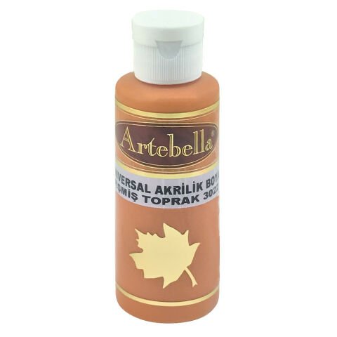 Artebella Universal Akrilik Boya 130CC PİŞMİŞ TOPRAK