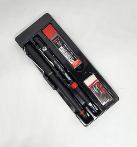 Rotring Visumax 0.7mm+Siyah Rollerball+Uç+Silgi Seti