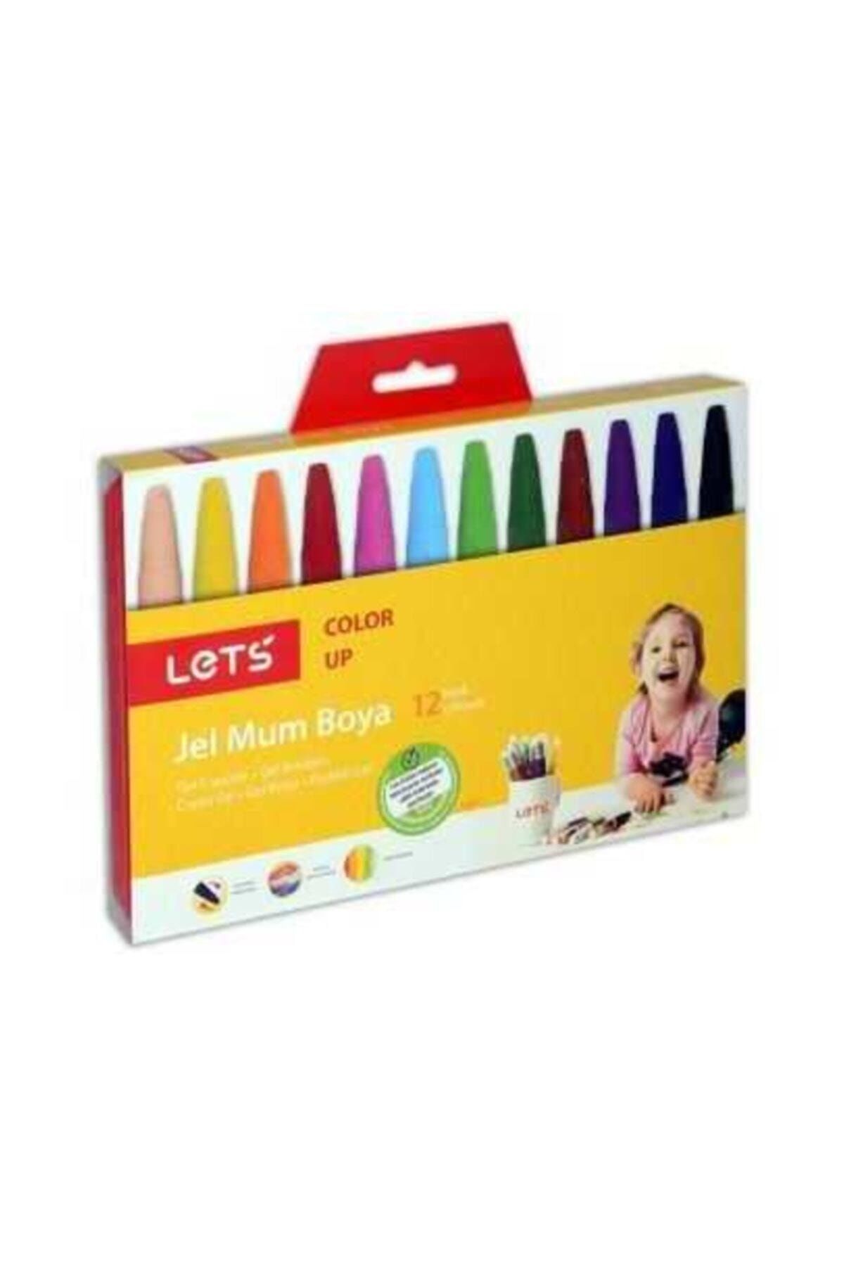 12 Renk Jel Mum Boya L-6612