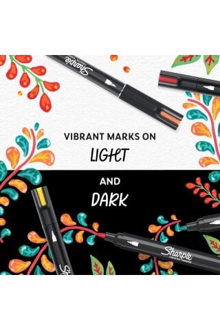Sharpie Acrylic Paint Markers 12'li Yuvarlak Uç Akrilik Markör Kalem Seti / 2201070