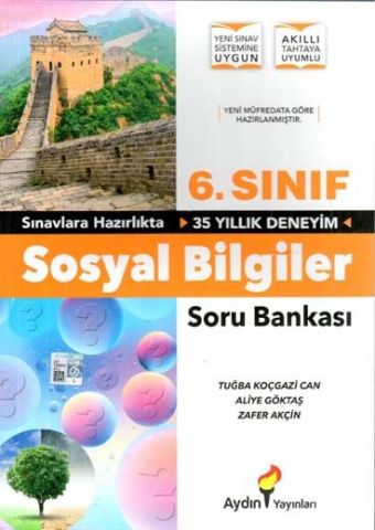 Aydın Yayınları 6. Sınıf Sosyal Bilgiler Soru Bankası