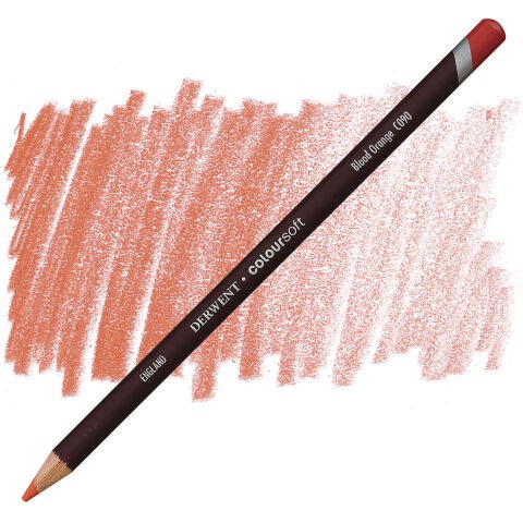 Derwent Coloursoft Blood Orange C090
