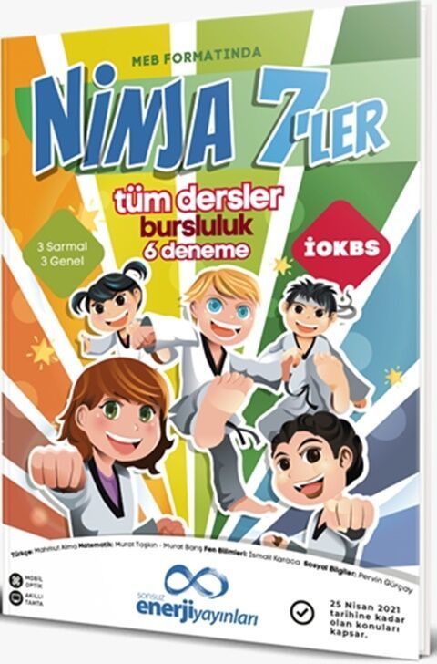 Enerji Yayınları 7. Sınıf Bursluluk Tüm Dersler 6 Deneme