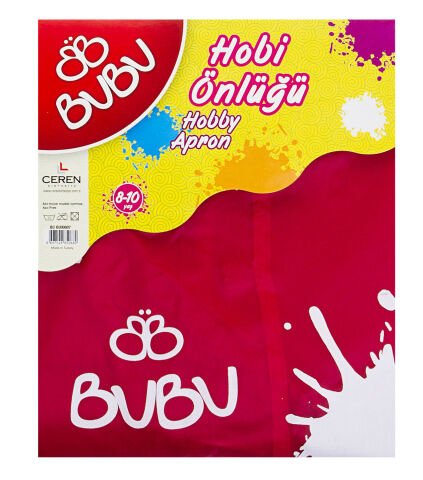 Bu-Bu Boyama Önlüğü 8-10 Yaş Bubu00007