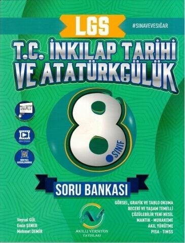 Av Yayınları 8. Sınıf LGS T.C. İnkılap Tarihi ve Atatürkçülük Soru Bankası