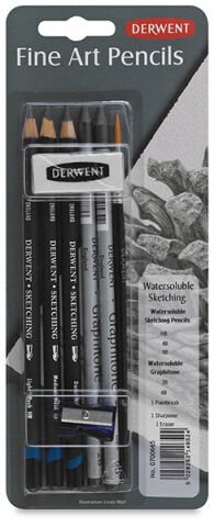 Derwent Watersoluble Sketching Mixed Media Blister