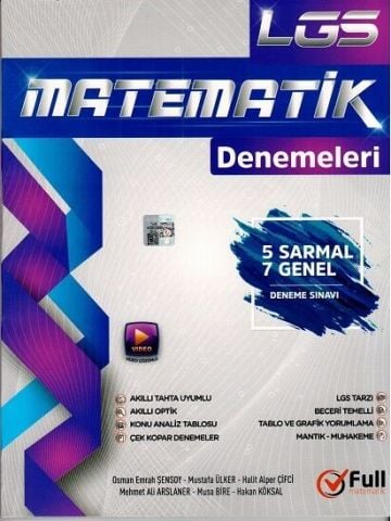 Full Matematik Yayınları Full Matematik 8. Sınıf LGS Matematik Denemeleri