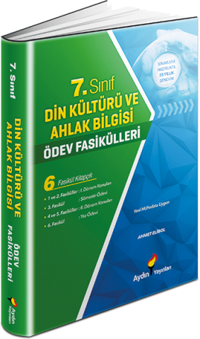 Aydın Yayınları 7.Sınıf Din Kültürü ve Ahlak Bilgisi Ödev Fasikülleri