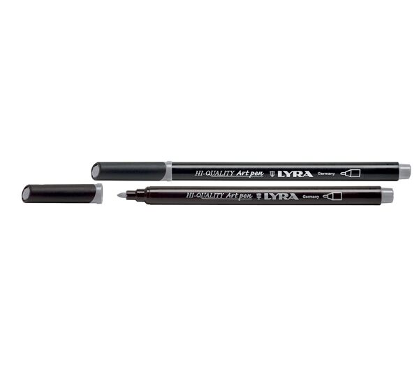 Lyra Hi̇-quali̇ty Art Pen Çi̇zi̇m Ve Boyama Kalemi̇ Metali̇k Gri̇ L6750251