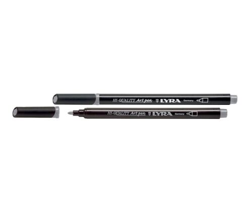 Lyra Hi̇-quali̇ty Art Pen Çi̇zi̇m Ve Boyama Kalemi̇ Metali̇k Gri̇ L6750251