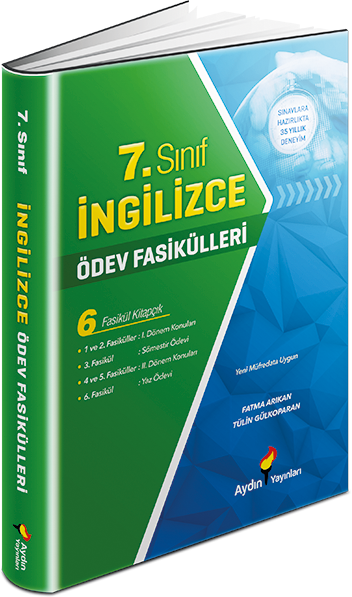 Aydın Yayınları 7.Sınıf  İngilizce Ödev Fasikülleri