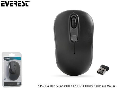 Everest Sm-804 Usb Mouse Siyah