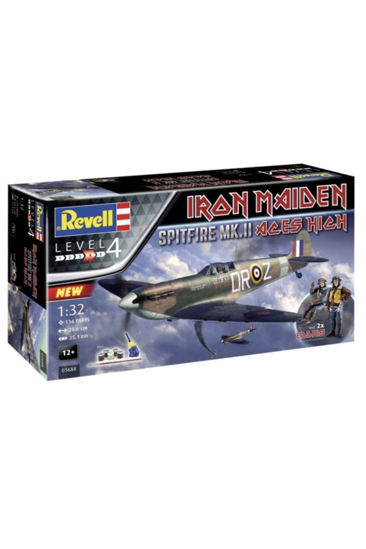 revell Maket Gift Set Spitfire Mkıı Iron Maiden Vg05688