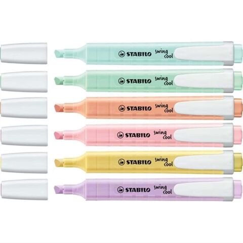 Stabilo Swing Cool Fosforlu Kalem Pastel 6 lı set 275/6