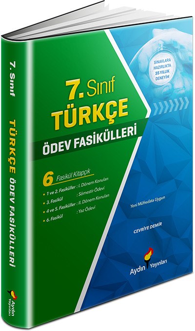 Aydın Yayınları 7.Sınıf Türkçe Ödev Fasikülleri