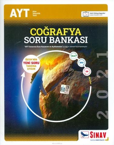 Sınav Yayınları Ayt Coğrafya Soru Bankası