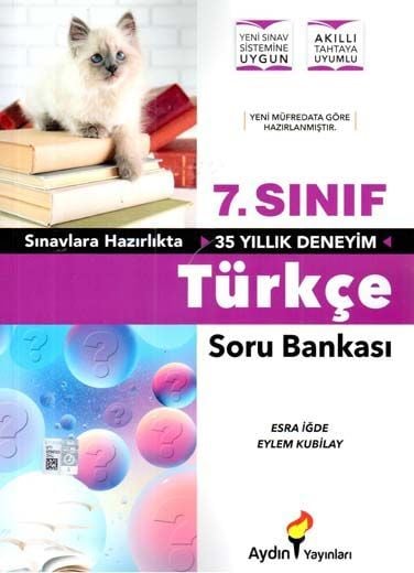 Aydın Yayınları 7. Sınıf Türkçe Soru Bankası