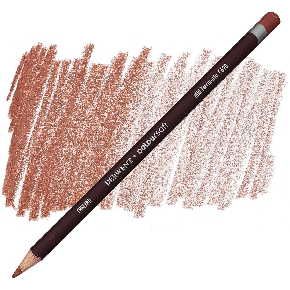 Derwent Coloursoft Mi̇d Terracotta C620