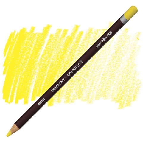 Derwent Coloursoft Lemon Yellow C030