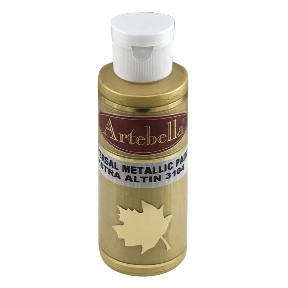 Artebella Ekstra Metalik Akrilik Boya ALTIN 130CC