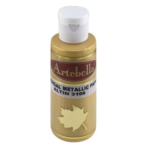 Artebella Metalik Akrilik Boya ALTIN 130CC