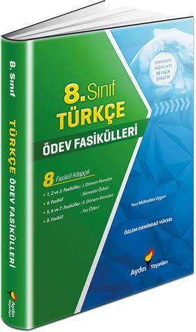 Aydın Yayınları 8. Sınıf Türkçe Ödev Fasikülleri
