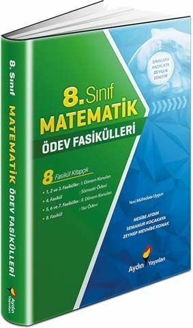 Aydın Yayınları 8. Sınıf Matematik Ödev Fasikülleri
