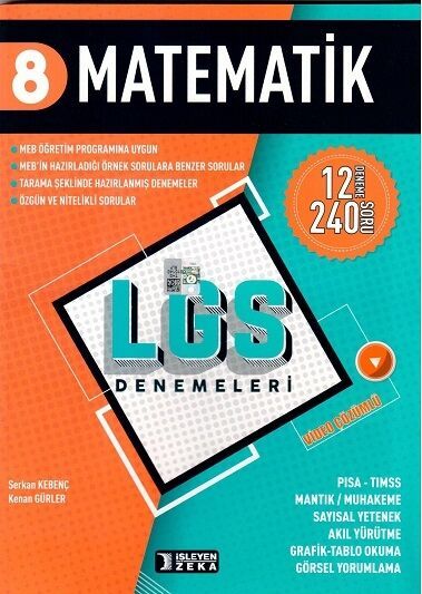 İşleyen Zeka 8. Sınıf LGS Matematik Denemeleri