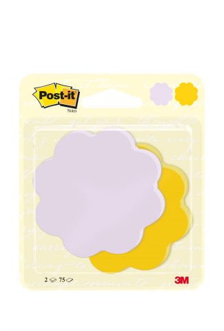 3M Post-it Çiçek Tasarım 2x75 Yaprak 72,5x72,5mm
