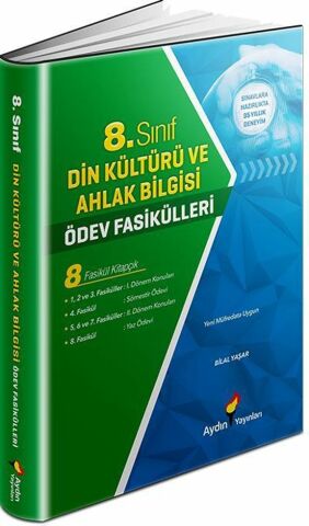 Aydın Yayınları 8. Sınıf Din Kültürü ve Ahlak Bilgisi Ödev Fasikülleri