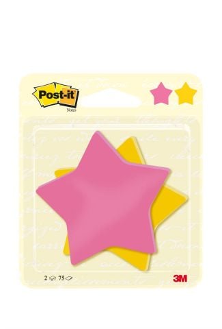 3M Post-it Yıldız  2x75 Yaprak 70,5mm x 70,5mm