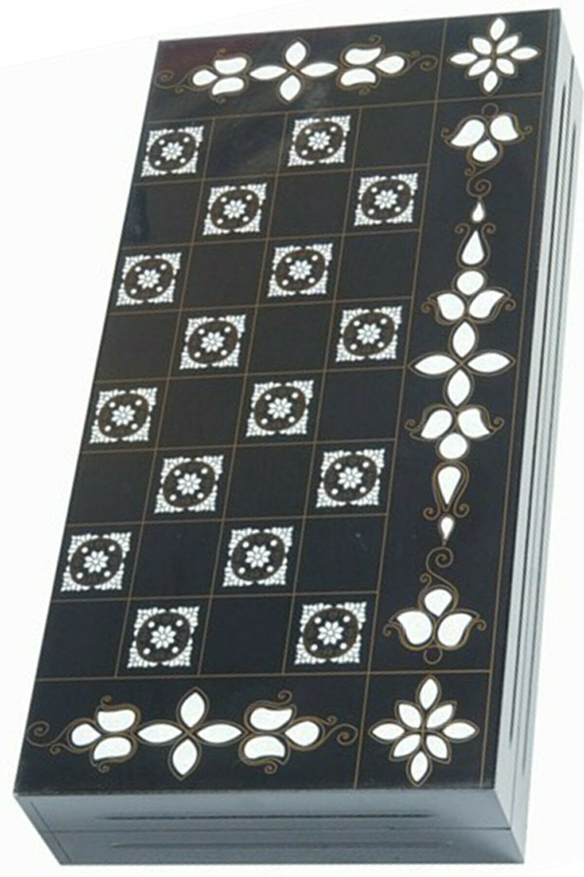 Eser Fantastik Tavla Lale Dekoratif Tavla Büyük Lüx Tavla Ahşap Tavla