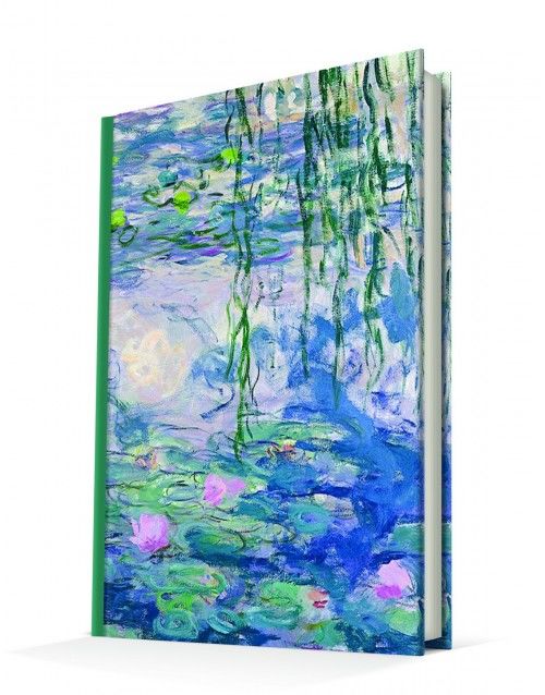Deffter Art Of World Waterlilies Claude Monet 96 Yaprak Sert Kapak Defter