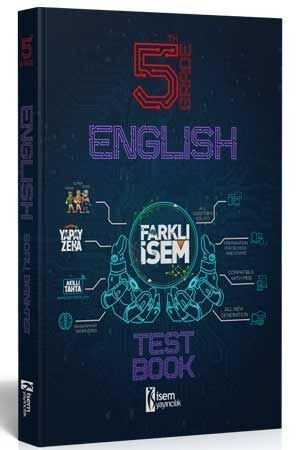 İsem Yayınları 5. Sınıf İngilizce Farklı İsem Soru Bankası