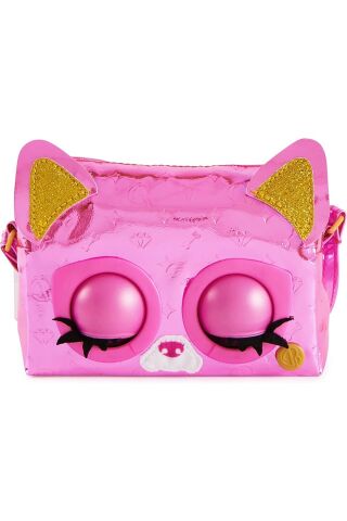 Purse Pets Fransız Bulldog Etkileşimli Göz Parlayan Hayvan Figürlü Çanta Pembe 6065582