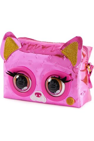 Purse Pets Fransız Bulldog Etkileşimli Göz Parlayan Hayvan Figürlü Çanta Pembe 6065582