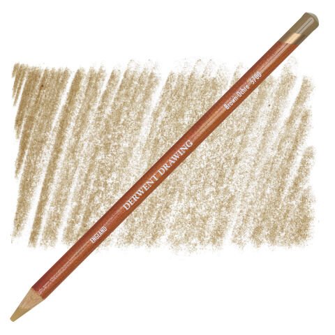 Derwent Drawi̇ng Penci̇l Renkli̇ Çi̇zi̇m Kalemi̇ Brown Ochre 5700