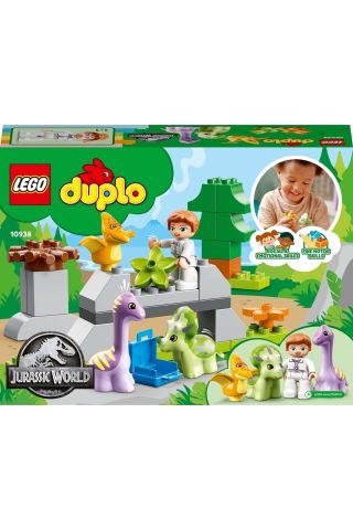 ® DUPLO® Jurassic World Dinozor Yuvası 10938 - 2 Yaş ve Üzeri Çocuklar için Yapım Seti(27 Parça)